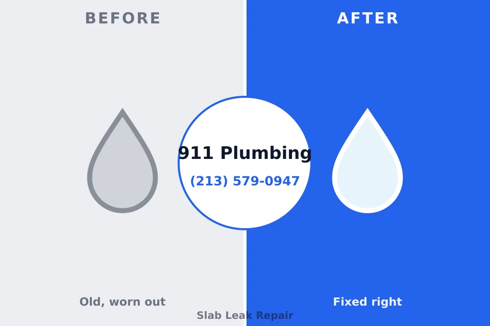 Before and after: plumbing company Ferndale, CA